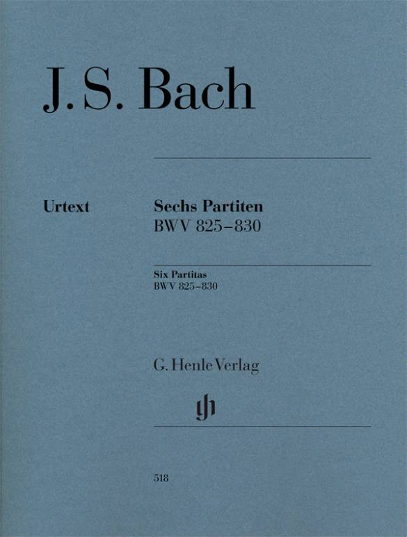 Bach, Johann Sebastian - Sechs Partiten BWV 825-830 Besetzung: Klavier zu zwei Händen