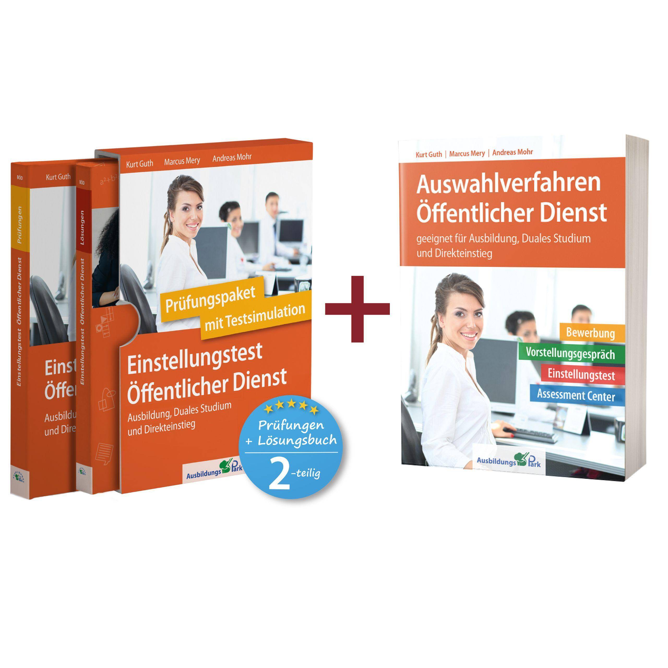 Sparpaket - Einstellungstest + Auswahlverfahren Öffentlicher Dienst Alles in einem Paket: Bewerbung, Vorstellungsgespräch, Einstellungstest, Assessm