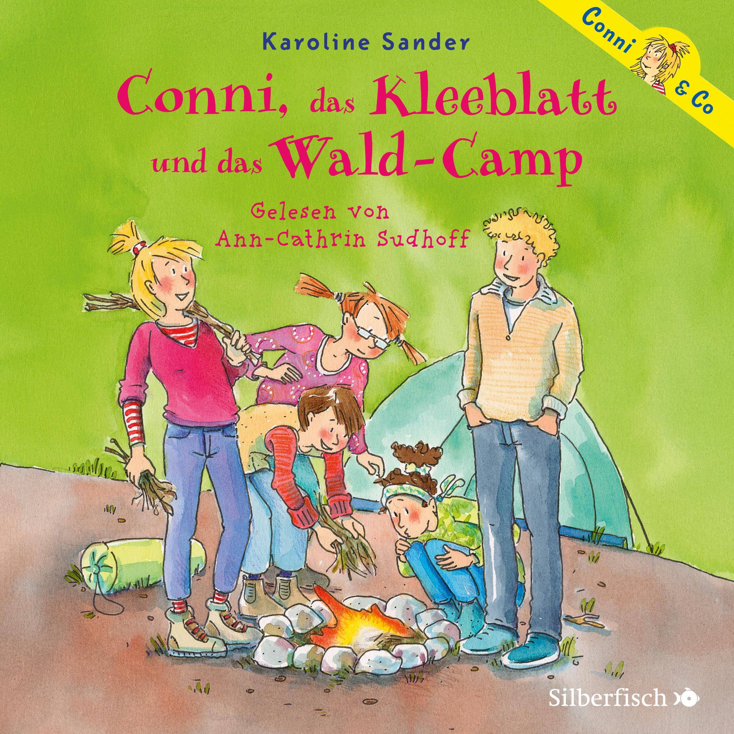 Conni, das Kleeblatt und das Wald-Camp, 2 Audio-CDs 2 CDs, Lesung. CD Standard Audio Format. Gekürzte Ausgabe