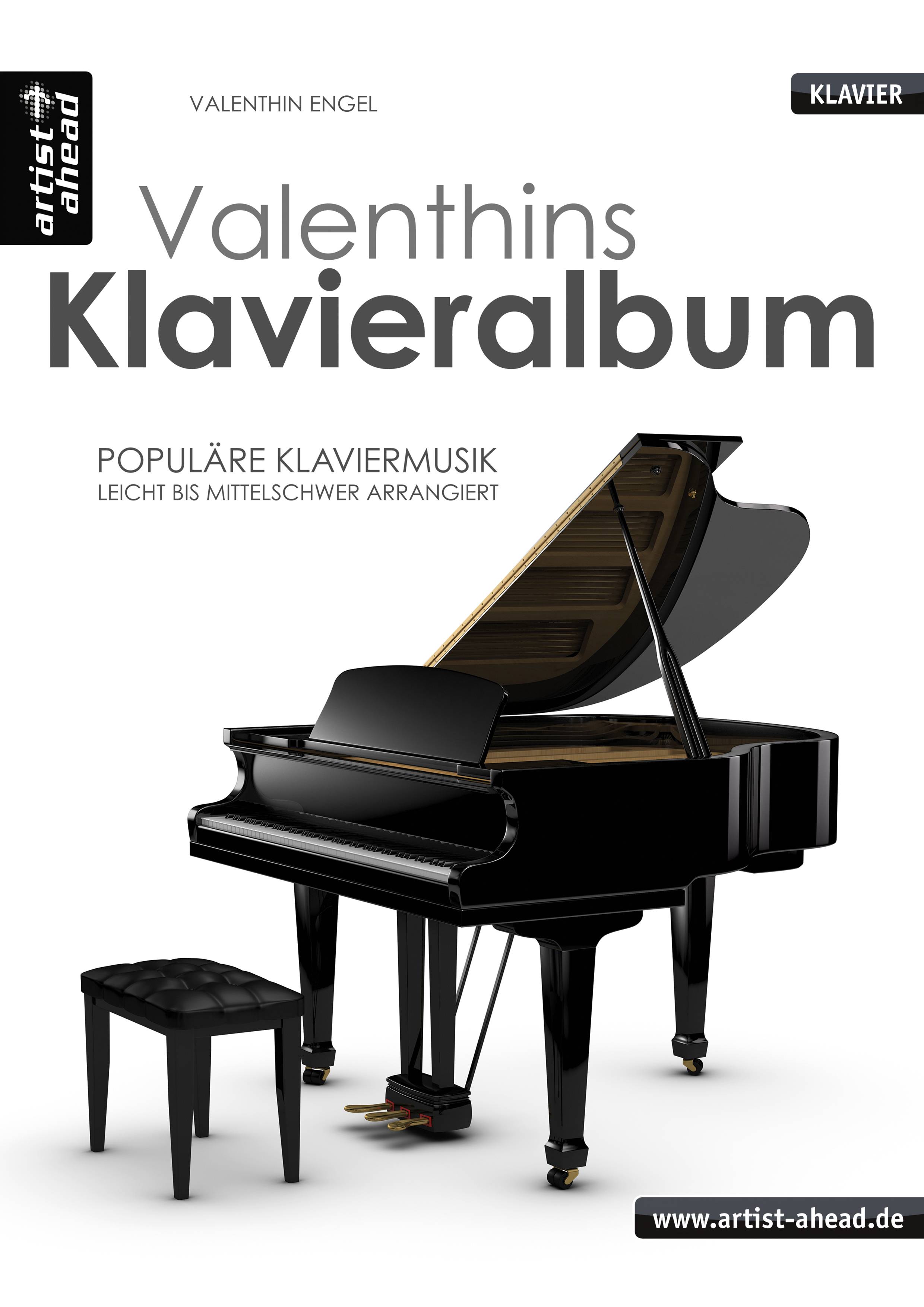 Valenthins Klavieralbum Populäre Klaviermusik - leicht bis mittelschwer arrangiert. Alle Stücke als Audio- und MP3-Datei zum Download
