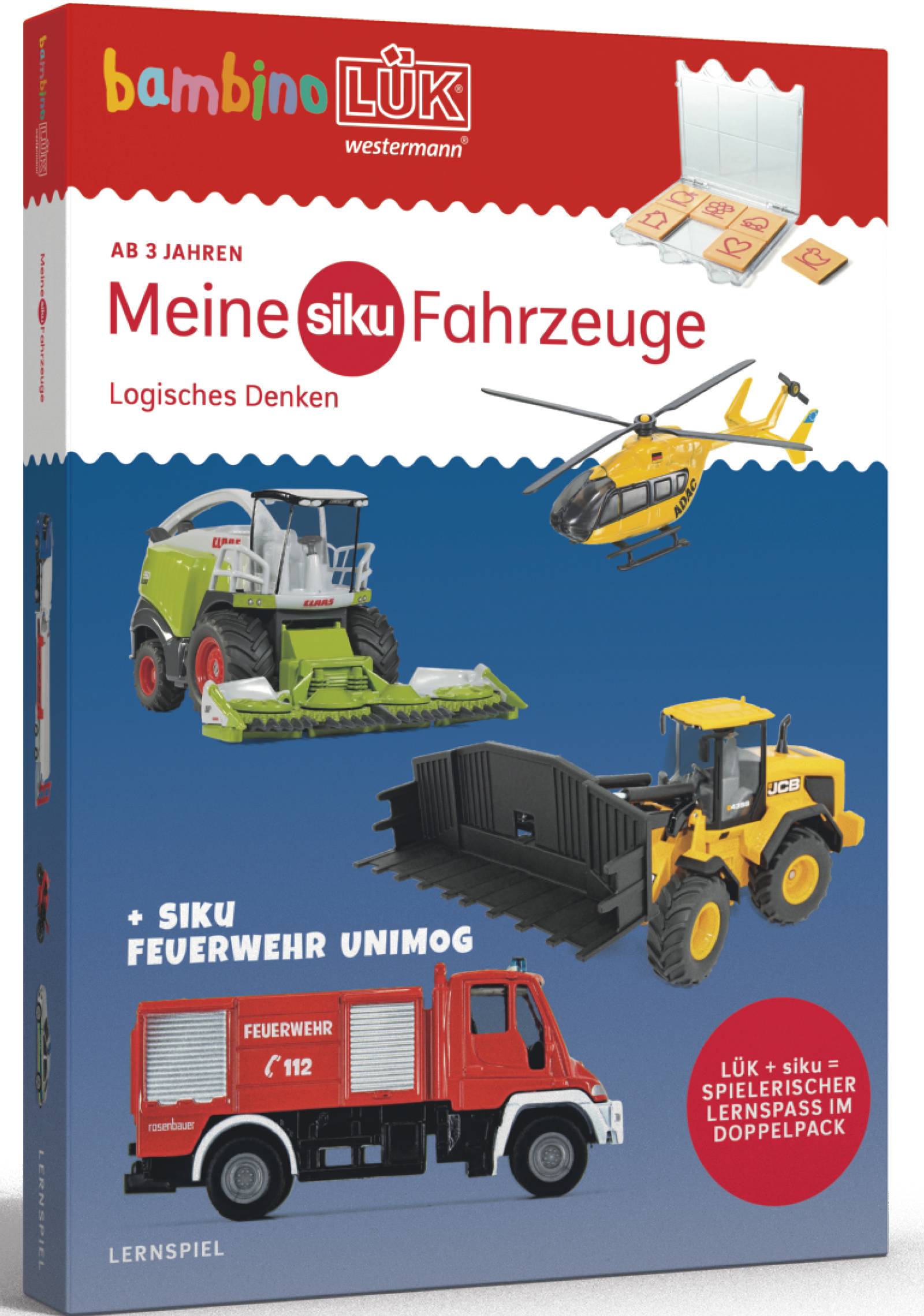 bambinoLÜK-Set ab 3 Jahre: Meine siku Fahrzeuge - Logisches Denken