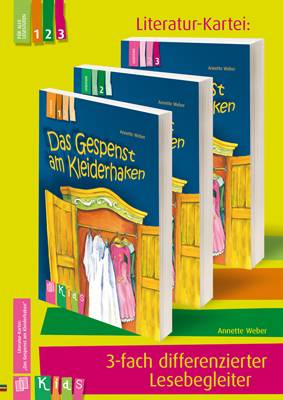Das Gespenst am Kleiderhaken 3-fach differenzierter Lesebegleiter 3-fach differenzierter Lesebegleiter, KidS - Literatur-Kartei