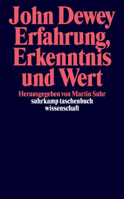 Erfahrung, Erkenntnis und Wert suhrkamp taschenbuch wissenschaft 1647