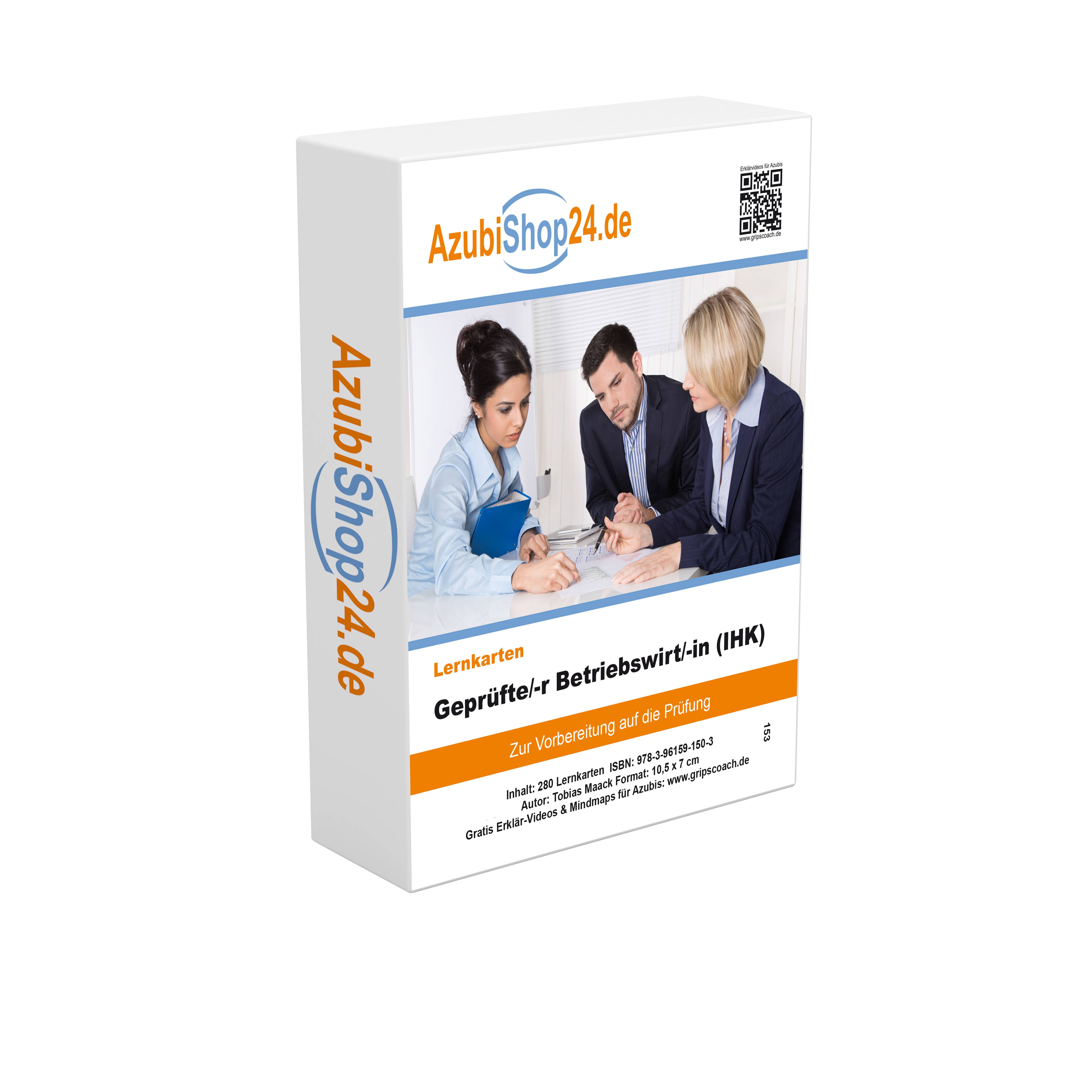AzubiShop24.de Basis-Lernkarten. Geprüfte/-r Betriebswirt/-in (IHK) zur Vorbereitung auf die Prüfung
