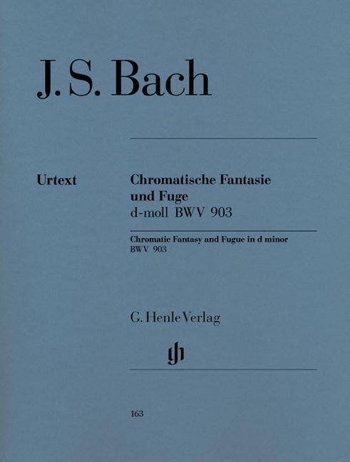 Bach, Johann Sebastian - Chromatische Fantasie und Fuge d-moll BWV 903 und 903a Besetzung: Klavier zu zwei Händen