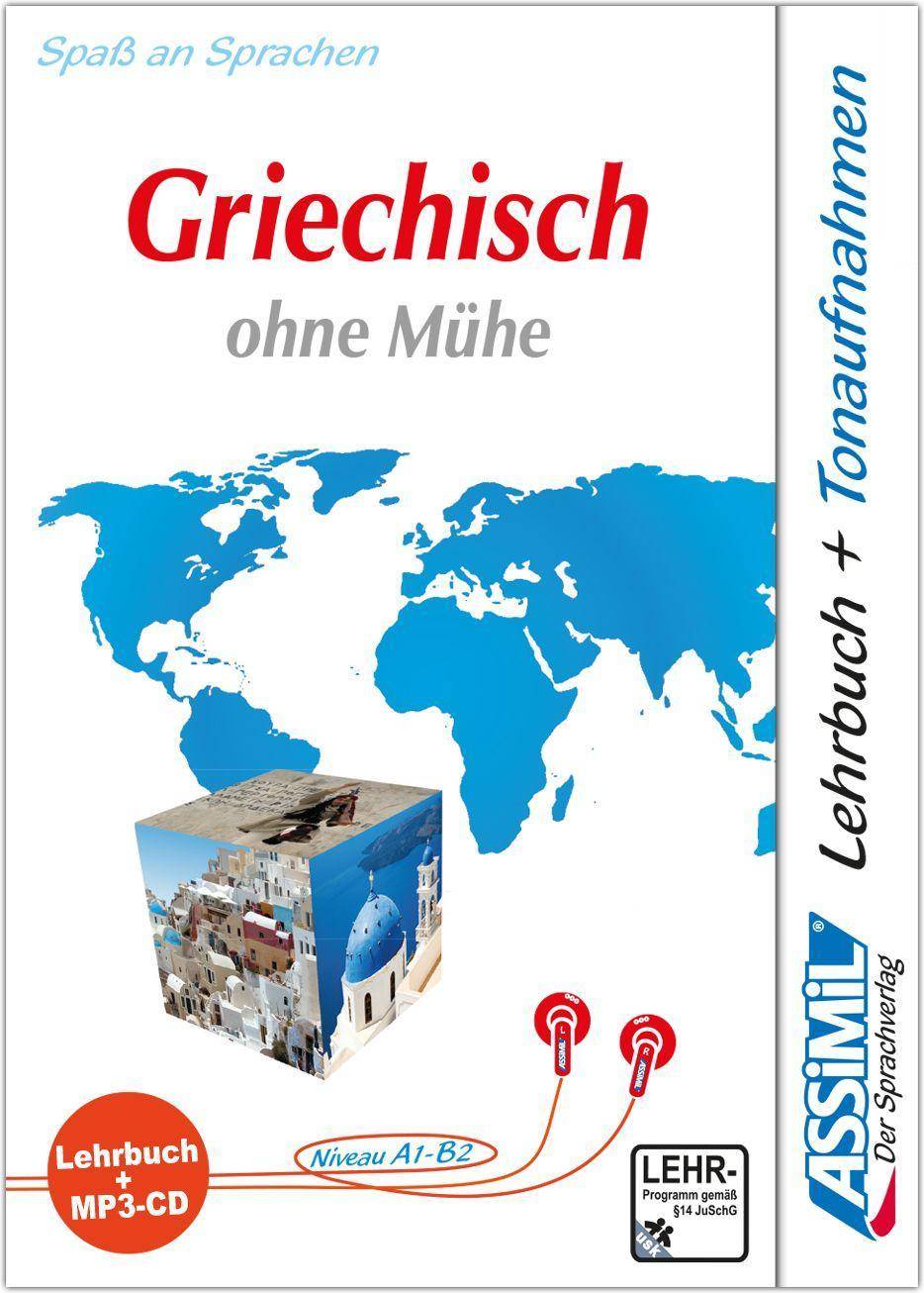 ASSiMiL Griechisch ohne Mühe - MP3-Sprachkurs - Niveau A1-B2 Selbstlernkurs in deutscher Sprache, Lehrbuch + 1 MP3-CD