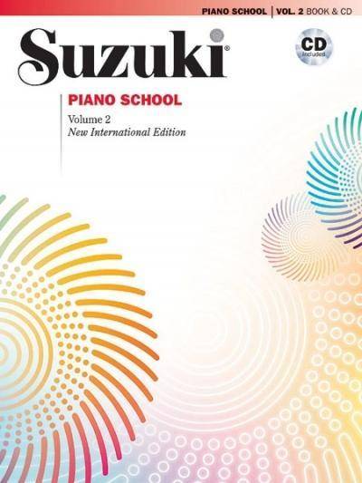Suzuki Piano School, New International Edition, w. Audio-CD. Vol.2 Text engl.-französ.-dtsch.-span.