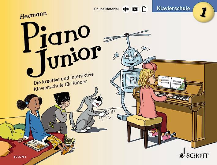 Piano Junior: Klavierschule. Bd.1 Die kreative und interaktive Klavierschule für Kinder. Klavier. Ausgabe mit verschiedenen Online-Materialien
