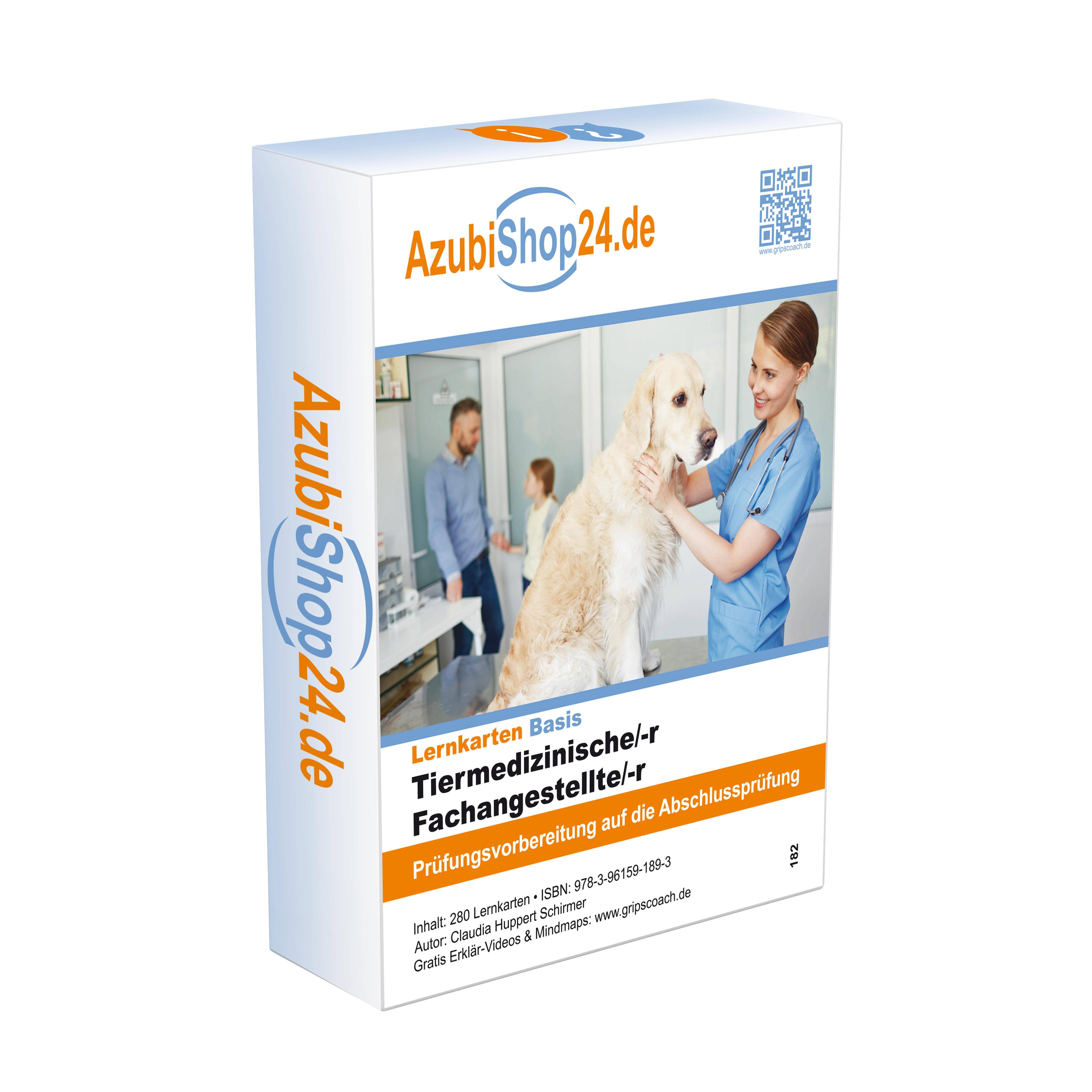 AzubiShop24.de Kombi-Paket Lernkarten Tiermedizinische /r Fachangestellte /r Erfolgreiche Prüfungsvorbereitung auf die Abschlussprüfung