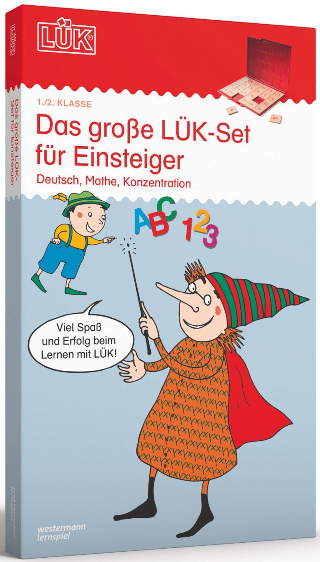 LÜK-Set 1./2. Klasse - Mathematik, Deutsch, Konzentration: Das große LÜK-Set für Einsteiger