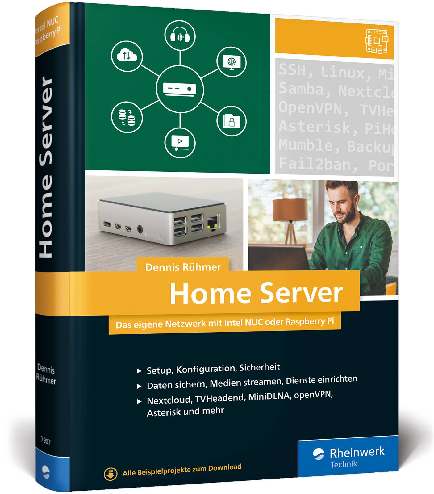 Home Server Das eigene Netzwerk mit Intel NUC oder Raspberry Pi. Über 800 Seiten Praxiswissen und Tipps für Maker und Tekkies
