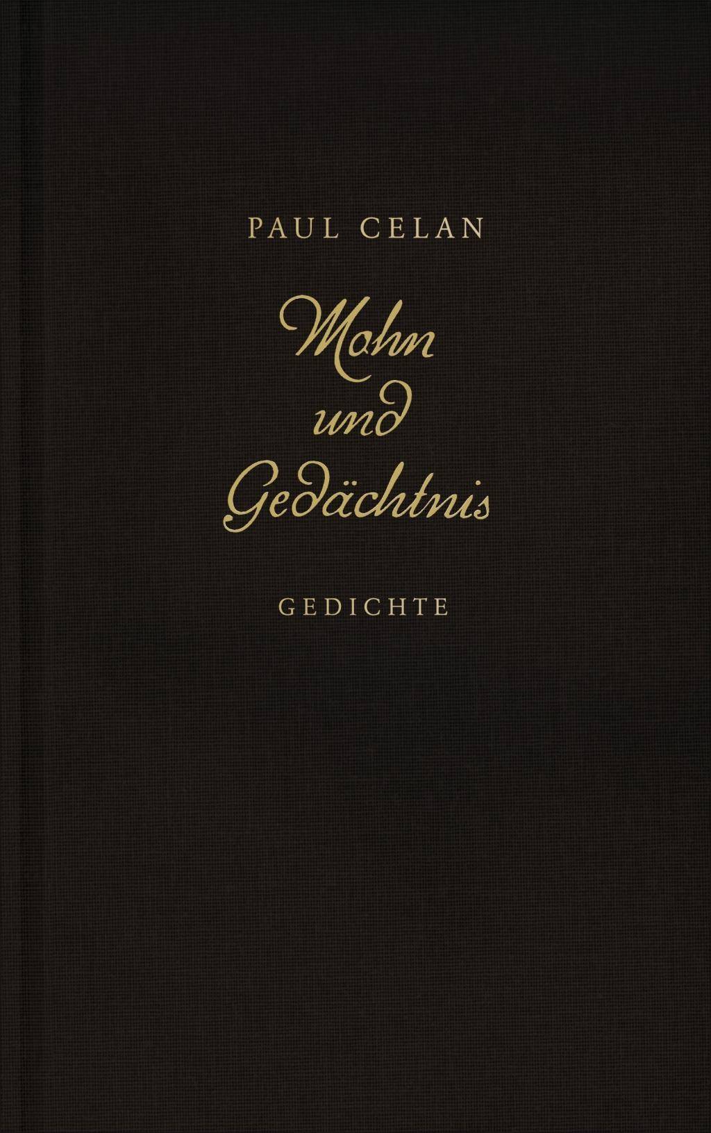 Mohn und Gedächtnis Gedichte