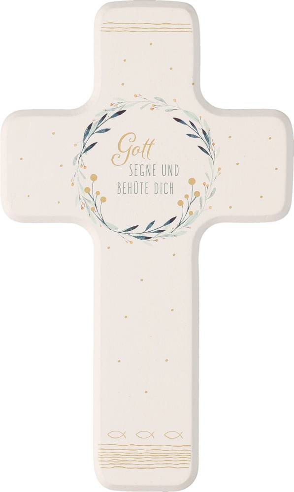Gott segne und behüte dich Kinderholzkreuz