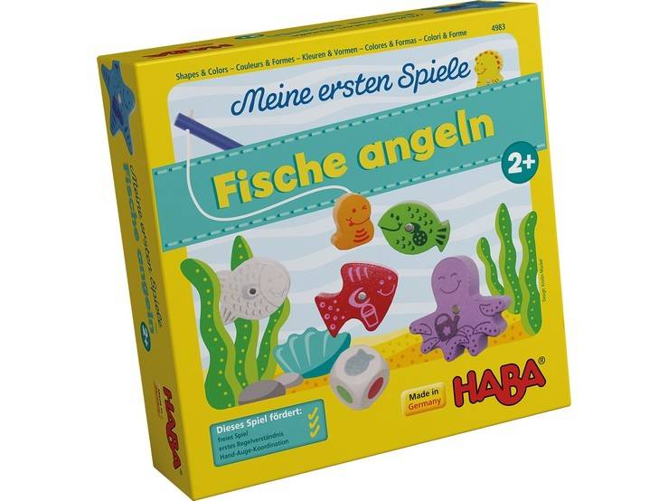 HABA 4983 - Meine ersten Spiele: Fische angeln, Lernspiel Spieleranzahl: 1-4, Spieldauer (Min.): beliebig, Kinderspiel, Meine ersten Spiele