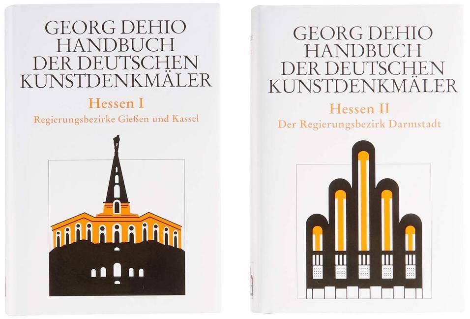 [Set Dehio - Handbuch der deutschen Kunstdenkmäler / Hessen Bd. 1+ 2], 2 Teile. Bd.1+2 Sonderausgabe