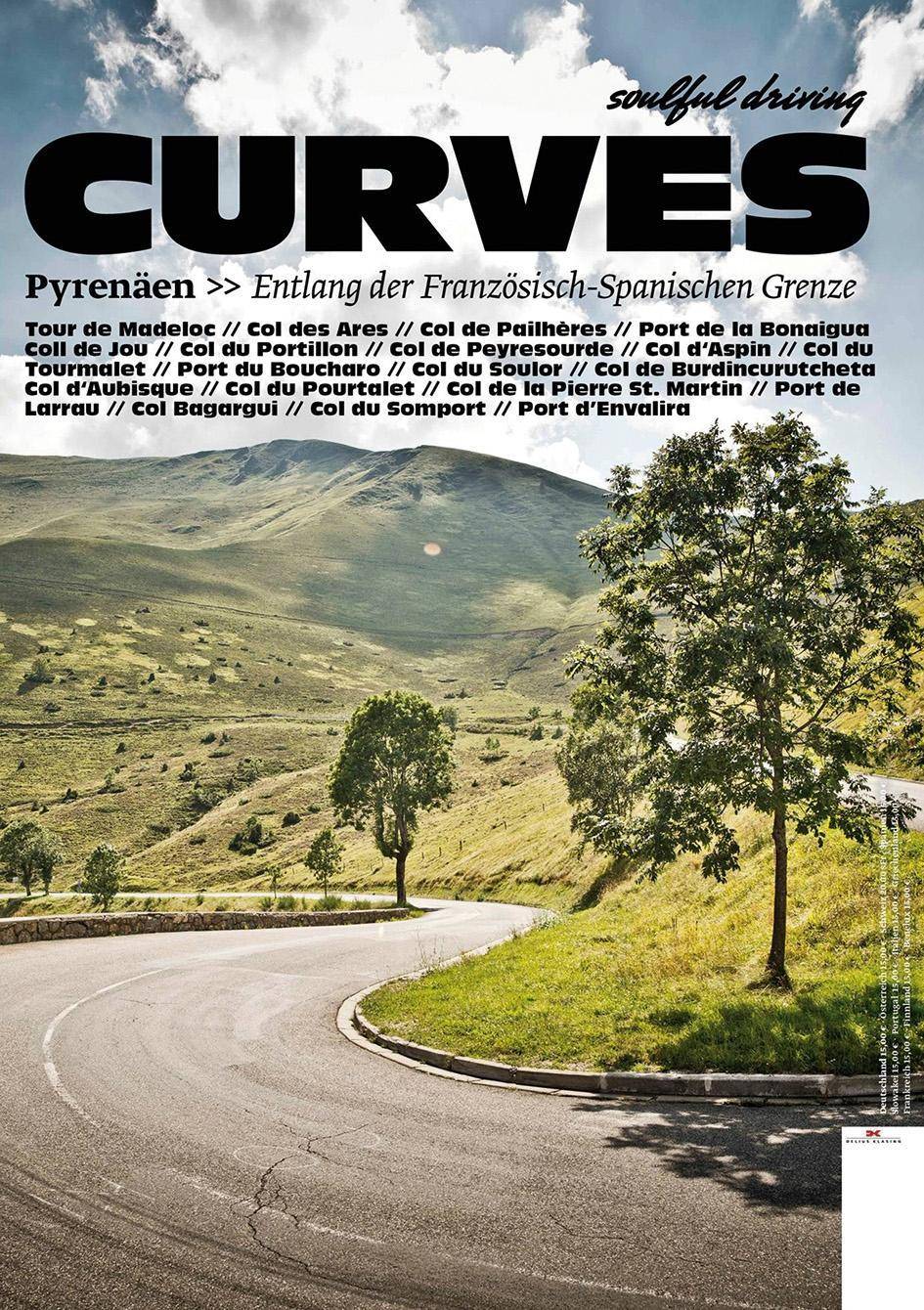 Curves. Bd.4 Pyrenäen: Entlang der französisch-spanischen Grenze. Tour de Madeloc, Col de Ares, Col de Pailhères, Port de la Bonaigua, Coll du Jou,