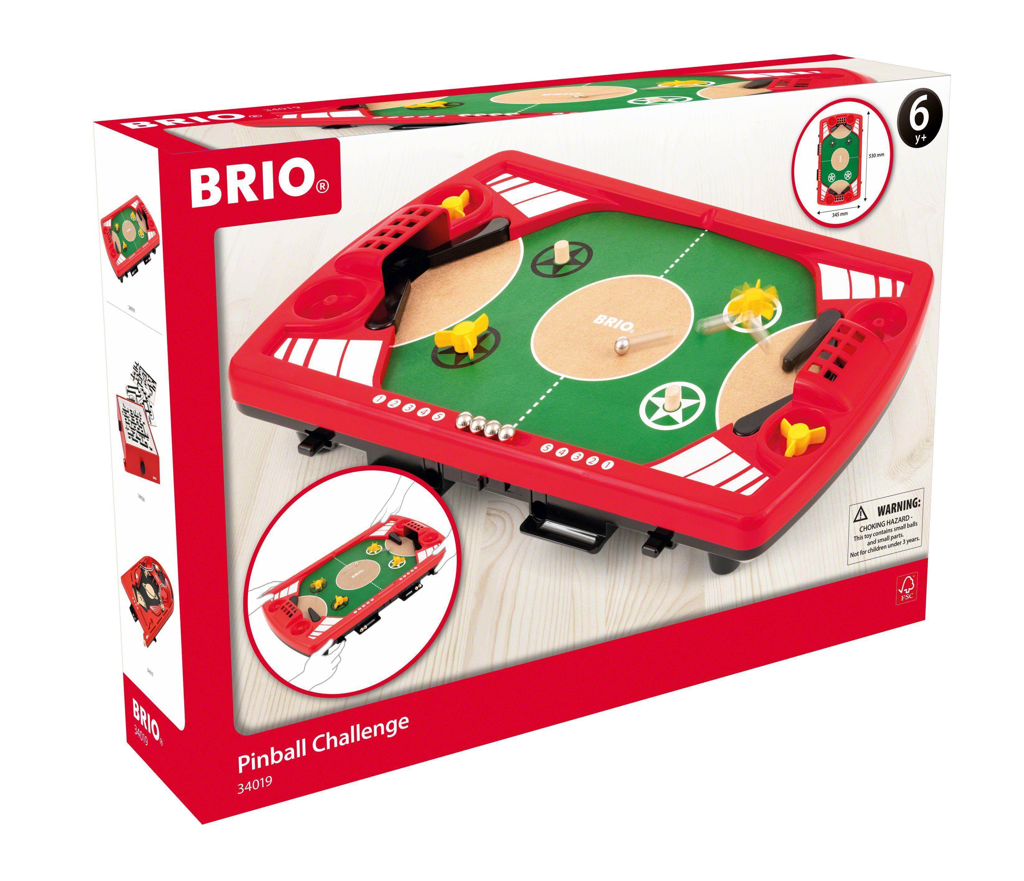BRIO 34019 - Tischfussball-Flipper Pinball Game