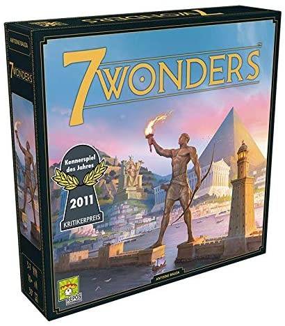 Asmodee RPOD0022 - 7 Wonders Grundspiel, Strategiespiel, Brettspiel Spieleranzahl: 3-7, Spieldauer (Min.): 30, Strategiespiel - Spiel des Jahres 2011