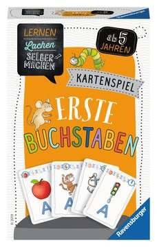 Ravensburger 80659 - Erste Buchstaben, Kartenspiel, Lernen Lachen Selbermachen, Lernspiel Spieleranzahl: 1-4, Spieldauer (Min.): beliebig
