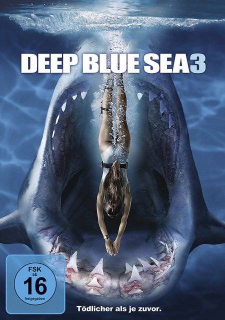 Deep Blue Sea 3 Regie: John Pogue, USA 2020, FSK ab 16, DVD-Video, Dt/engl