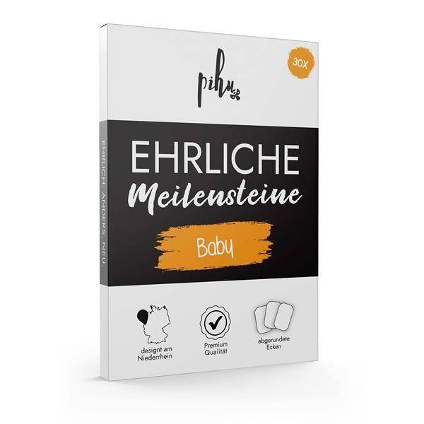 Ehrliche Meilensteine Baby (Spiel) 30 Meilensteinkarten