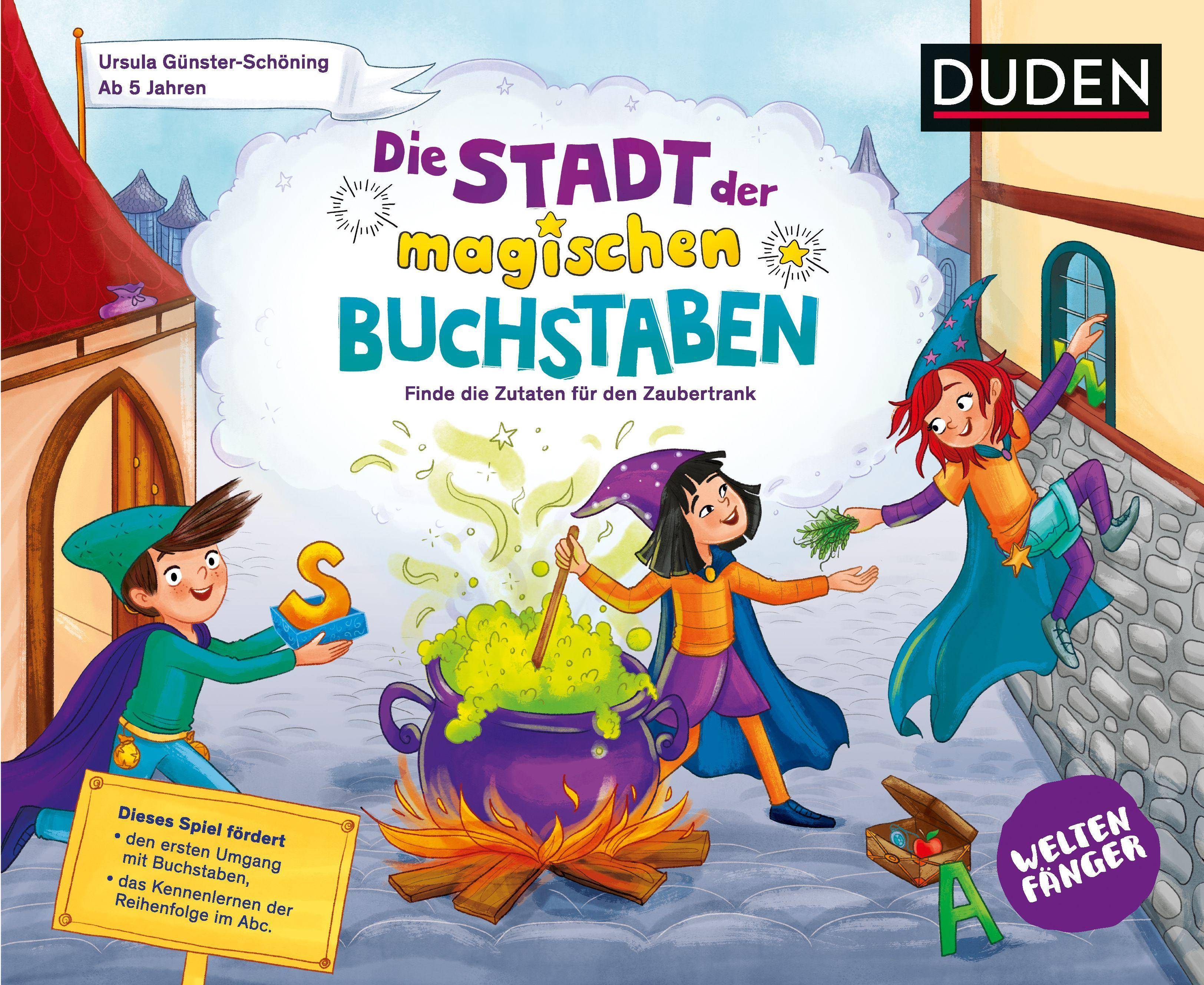 Weltenfänger: Die Stadt der magischen Buchstaben (Kinderspiel) Finde die Zutaten für den Zaubertrank