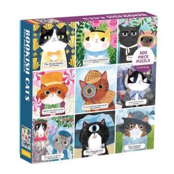 Bookish Cats 500 Piece Family Puzzle