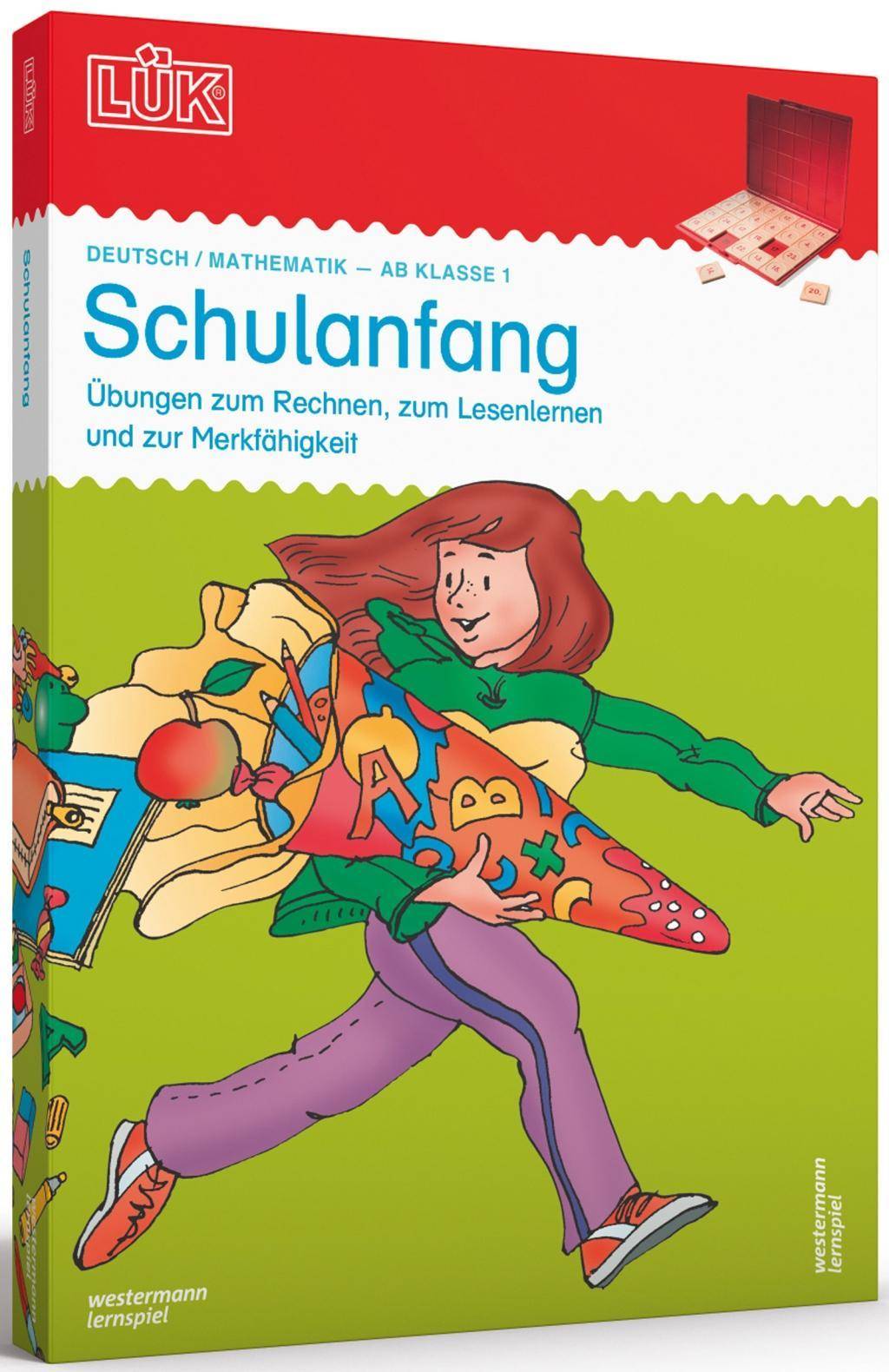 LÜK-Set 1. Klasse - Mathematik, Deutsch, Konzentration: Schulanfang