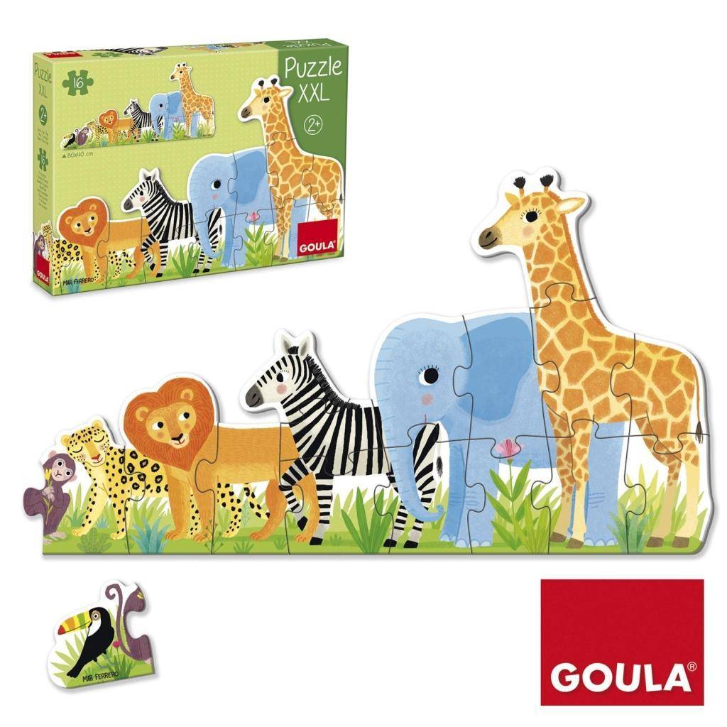 Dschungel, von klein bis groß (Kinderpuzzle)