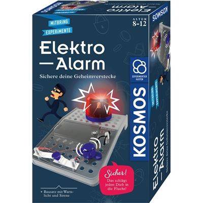 KOSMOS 658083 - Elektro-Alarm, Elektonik Bausatz, Mitbring Experimente Sichere deine Geheimverstecke