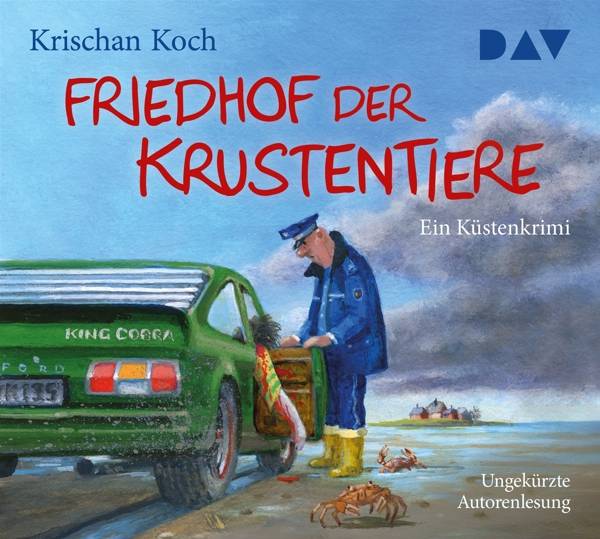 Friedhof der Krustentiere. Ein Küstenkrimi, 5 Audio-CD Ungekürzte Autorenlesung mit Krischan Koch (5 CDs), Lesung. CD Standard Audio Format