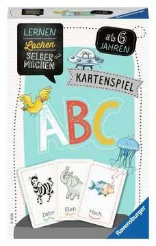 Ravensburger 80347 - ABC-Kartenspiel, Lernen Lachen Selbermachen, Lernspiel Spieleranzahl: 1-4, Spieldauer (Min.): beliebig, Lernspiel, Lernen