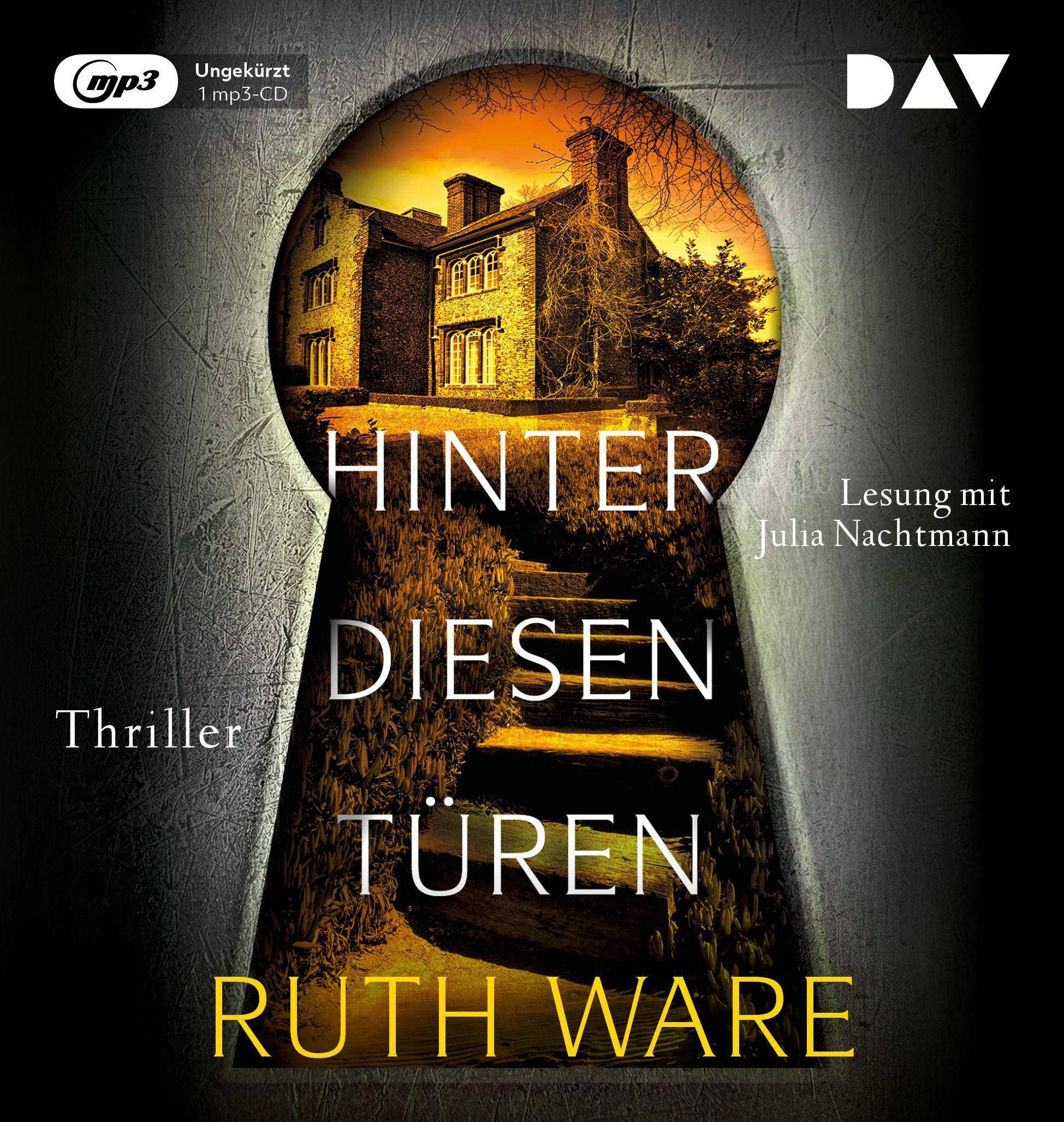 Hinter diesen Türen, 1 Audio-CD, Ungekürzte Lesung mit Julia Nachtmann (1 mp3-CD), Lesung