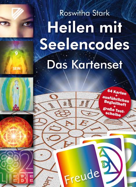 Heilen mit Seelencodes, Kartenset Persönliche Heilbilder aus Symbolen, Zahlen, Wörtern und Farben erstellen. Set mit 64 Karten, Begleitheft und stab