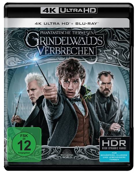 Phantastische Tierwesen: Grindelwalds Verbrechen 4K Ultra HD Blu-ray + Blu-ray / Kinofassung & Extended Cut