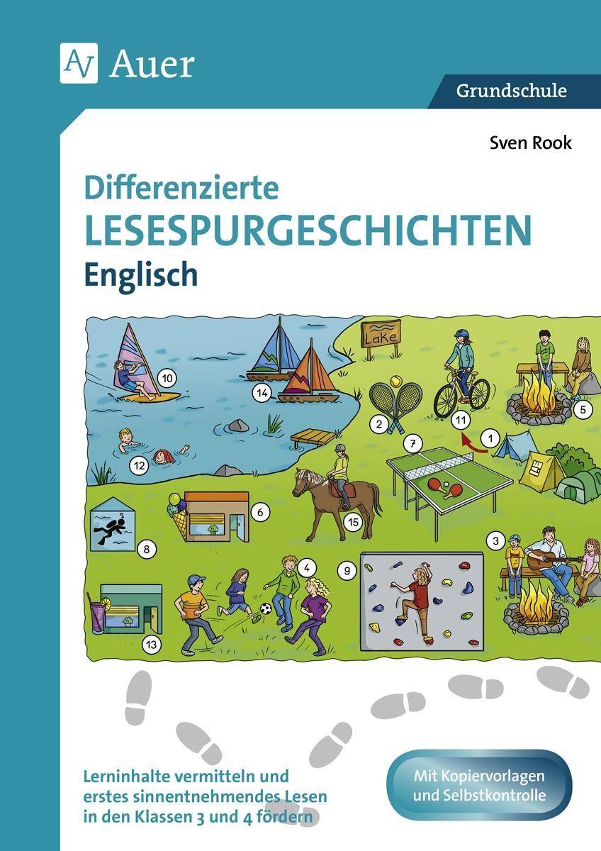 Differenzierte Lesespurgeschichten Englisch Logisches Denken und erstes sinnentnehmendes Lesen in den Klassen 3 und 4 fördern