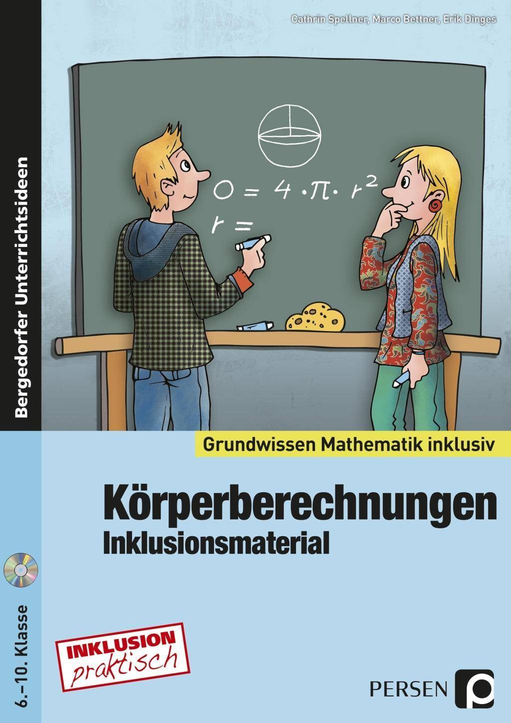 Körperberechnungen - Inklusionsmaterial 6. bis 10. Klasse