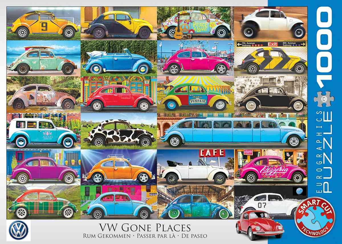 Eurographics 6000-5422 - VW Käfer - Rumgekommen, Puzzle VW Käfer - Rumgekommen, Anzahl Teile: 1000, Maße (B/H): 68 x 48 cm, Eurographics-Puzzle, Sm