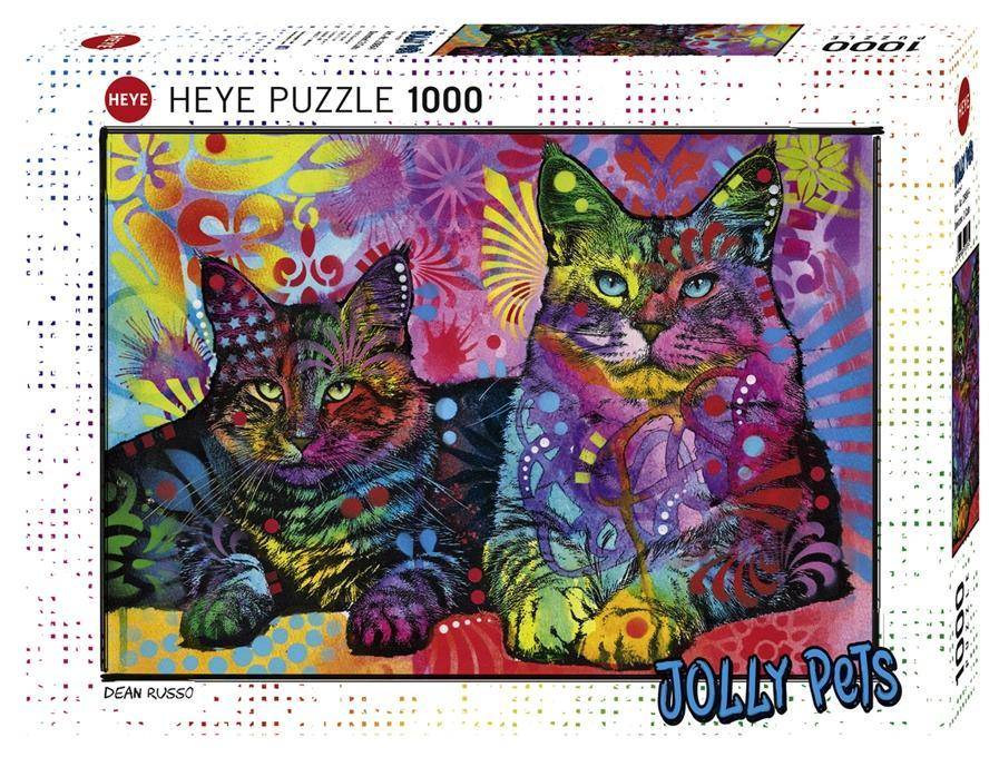Devoted 2 Cats Puzzle 1000 Teile