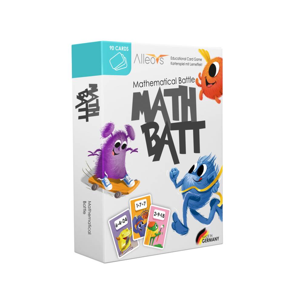 Math-Batt - Einmaleins Spiel (Kinderspiel) Kartenspiel mit Lerneffekt