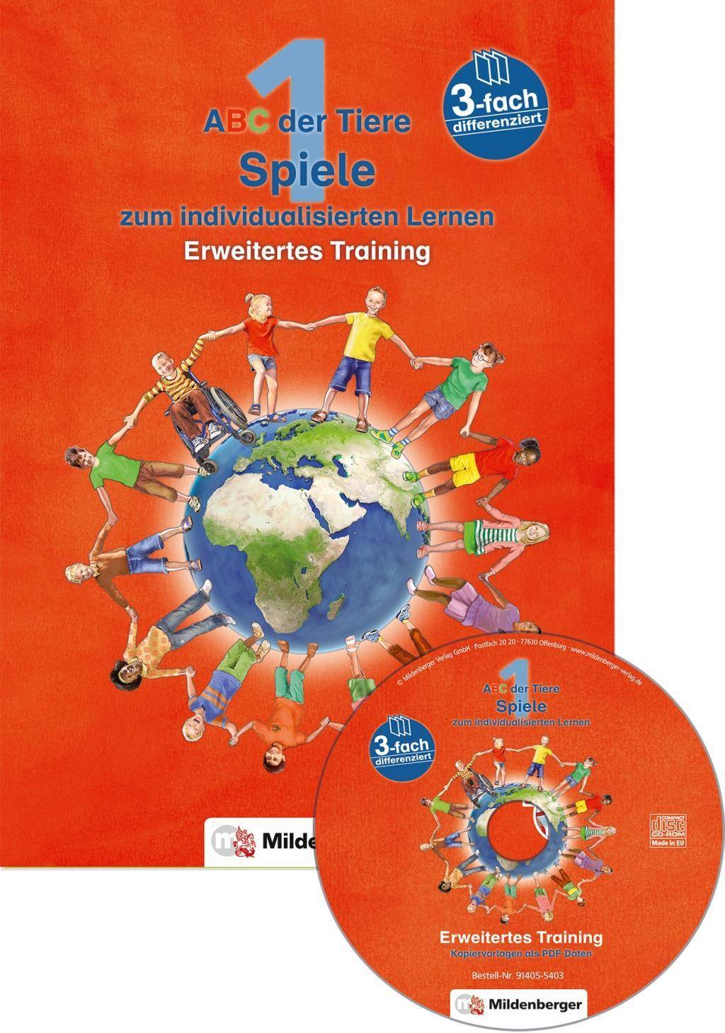 1. Schuljahr, Spiele zum individualisierten Lernen · Erweitertes Training, mit CD-ROM 3-fach differenziert