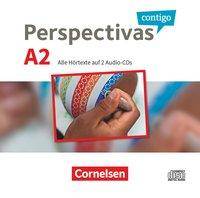 Perspectivas contigo - Spanisch für Erwachsene - A2 Audio-CDs - Zum Kurs- und Übungsbuch