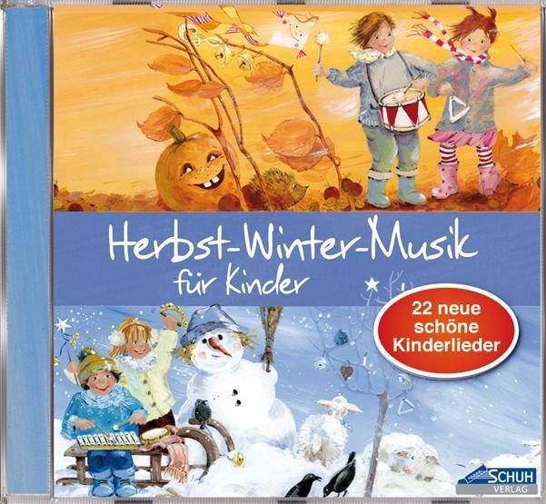 Herbst-Winter-Musik für Kinder, 1 Audio-CD 22 neue, schöne Kinderlieder