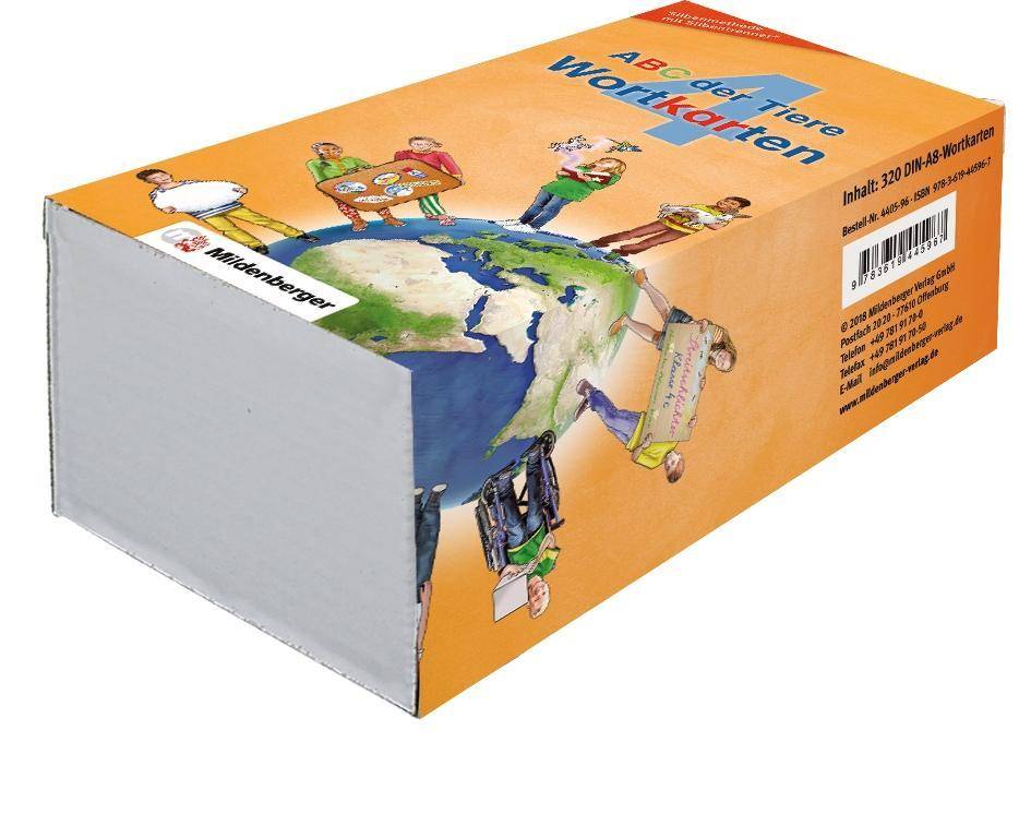 4. Schuljahr, Wortkarten in 5-Fächer-Lernbox ABC der Tiere - Neubearbeitung