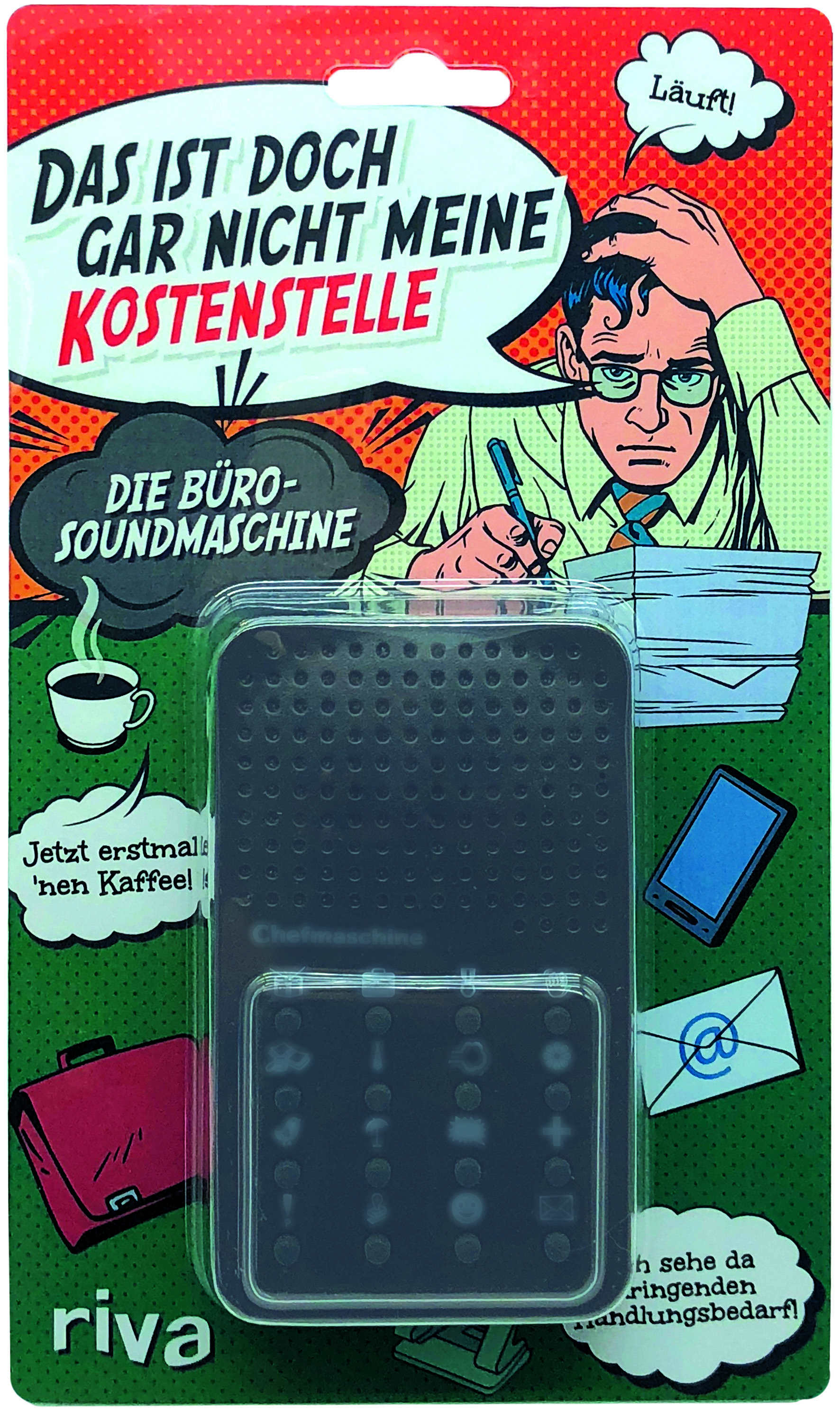 Das ist doch gar nicht meine Kostenstelle  die Bürosoundmaschine Bürosoundmaschine 6,5 x 10 cm