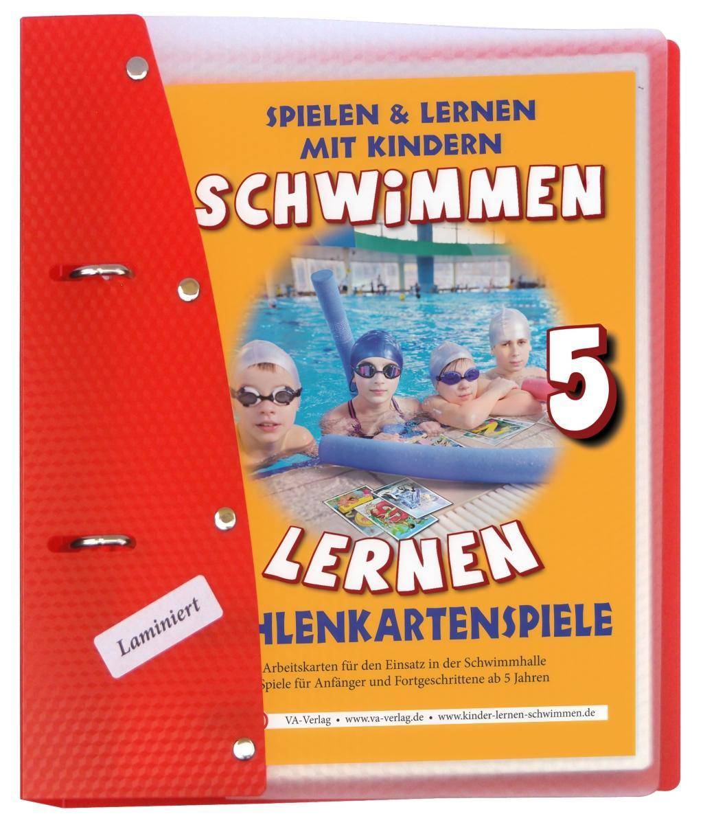 Schwimmen lernen 05. Zahlenkartenspiele, laminiert Spielen & Lernen mit Kindern