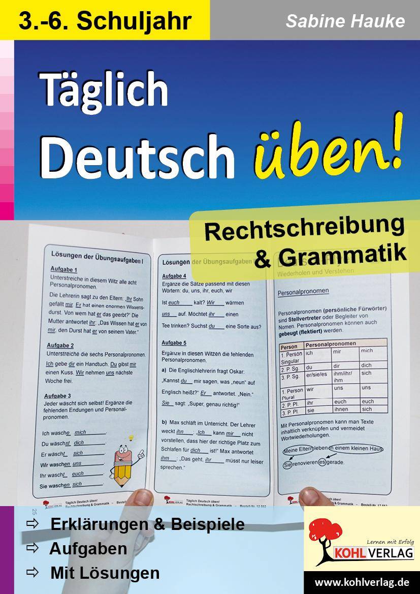 Deutsch-Flyer Rechtschreibung & Grammatik Grundkenntnisse für jeden Tag