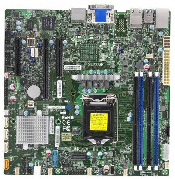 SUPERMICRO X11SSZ-QF - Motherboard - micro ATX