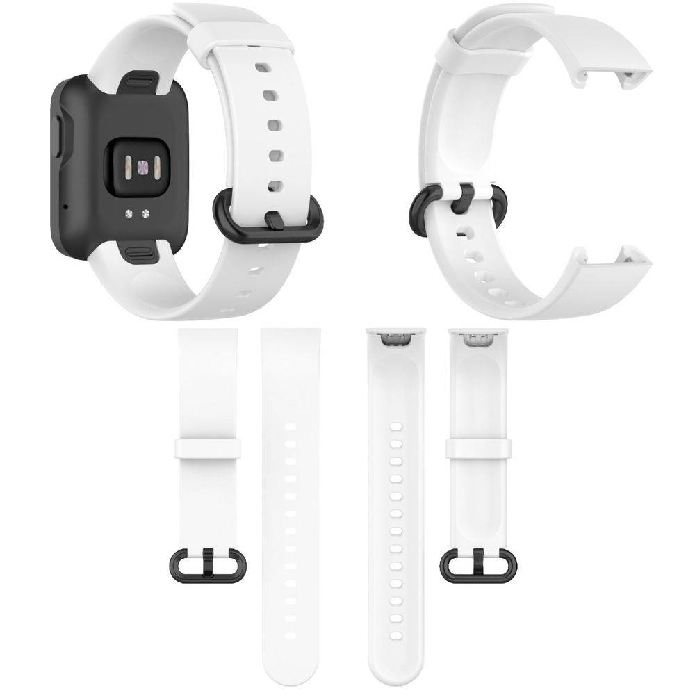 Für Xiaomi Mi Watch Lite / Redmi Watch Kunststoff / Silikon Armband Weiß Uhr Neu