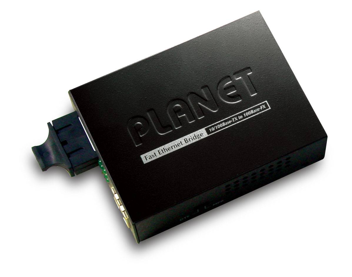 PLANET FT-802 - Medienkonverter - 100Mb LAN - 10Base-T, 100Base-FX, 100Base-TX